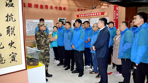 公司北景區(qū)運營黨支部“奮斗百年路 啟航新征程--學(xué)黨史、悟思想、辦實事、開新局”寒蔥嶺密營遺址愛國主義教育實地考察主題黨日活動